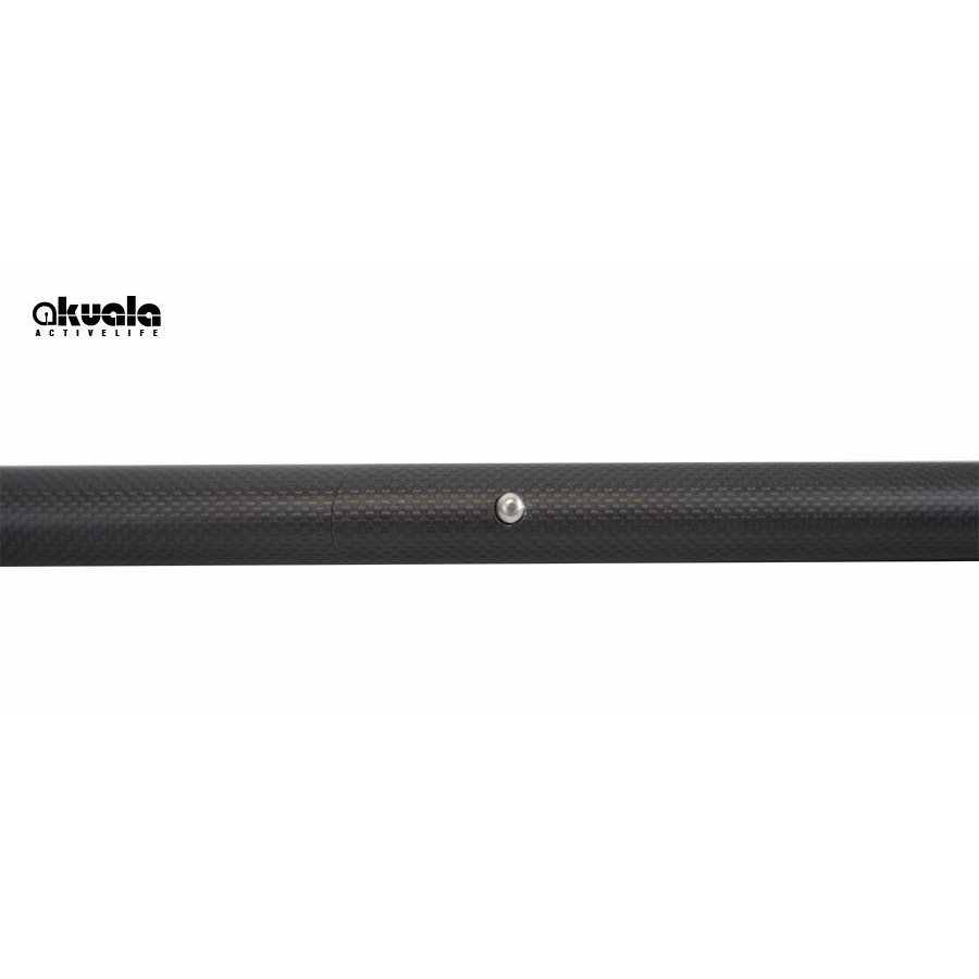 AKUALAカーボン製パドル約685グラム3ピーススタンドアップパドルボードSUP/180-220cm3分割コンパクト