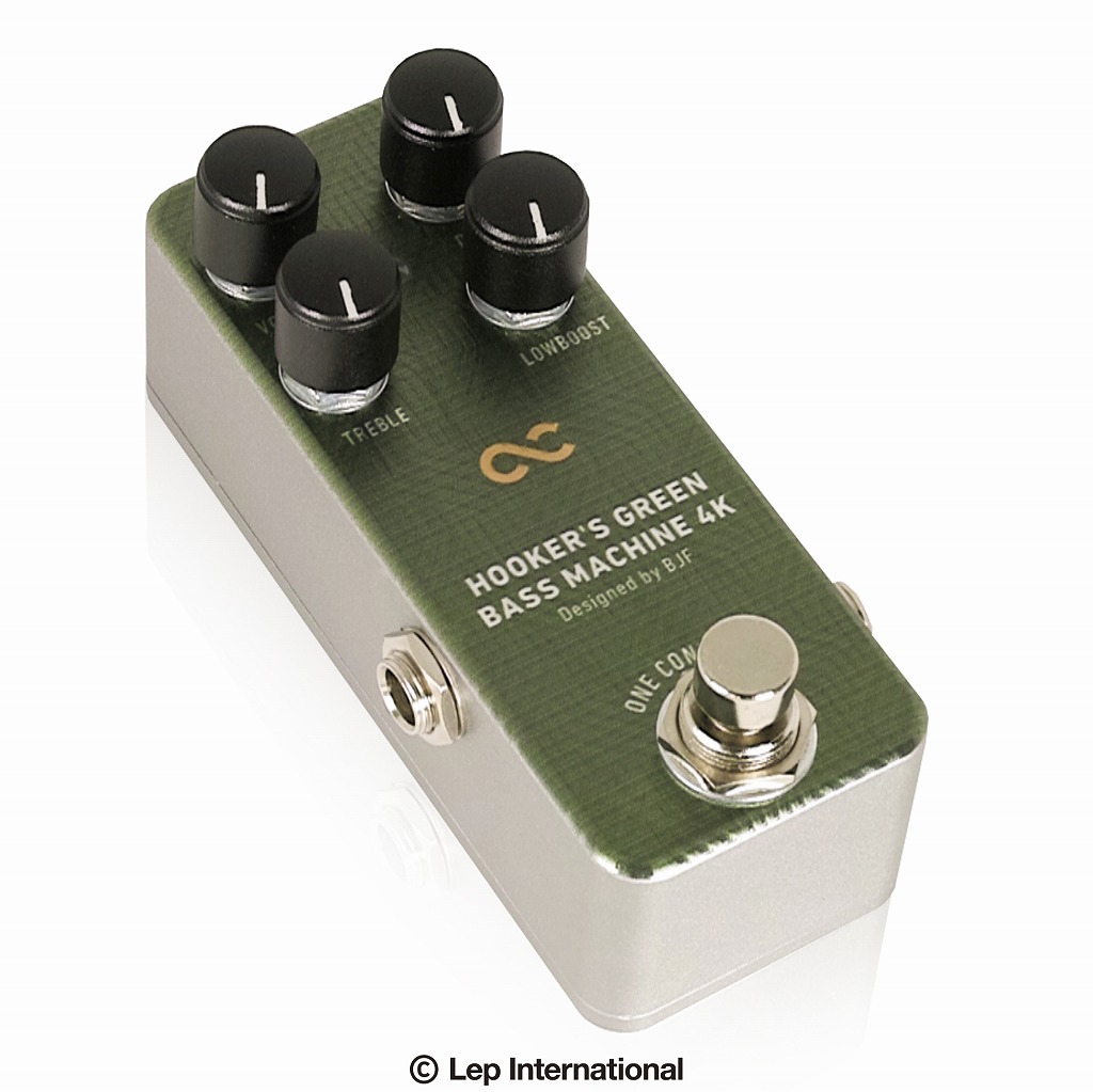 One Control 4K BASS GREEN HOOKER'S MACHINE エフェクター オーバードライブ ベース用エフェクター ミニペダル  通販 HOOKER'S