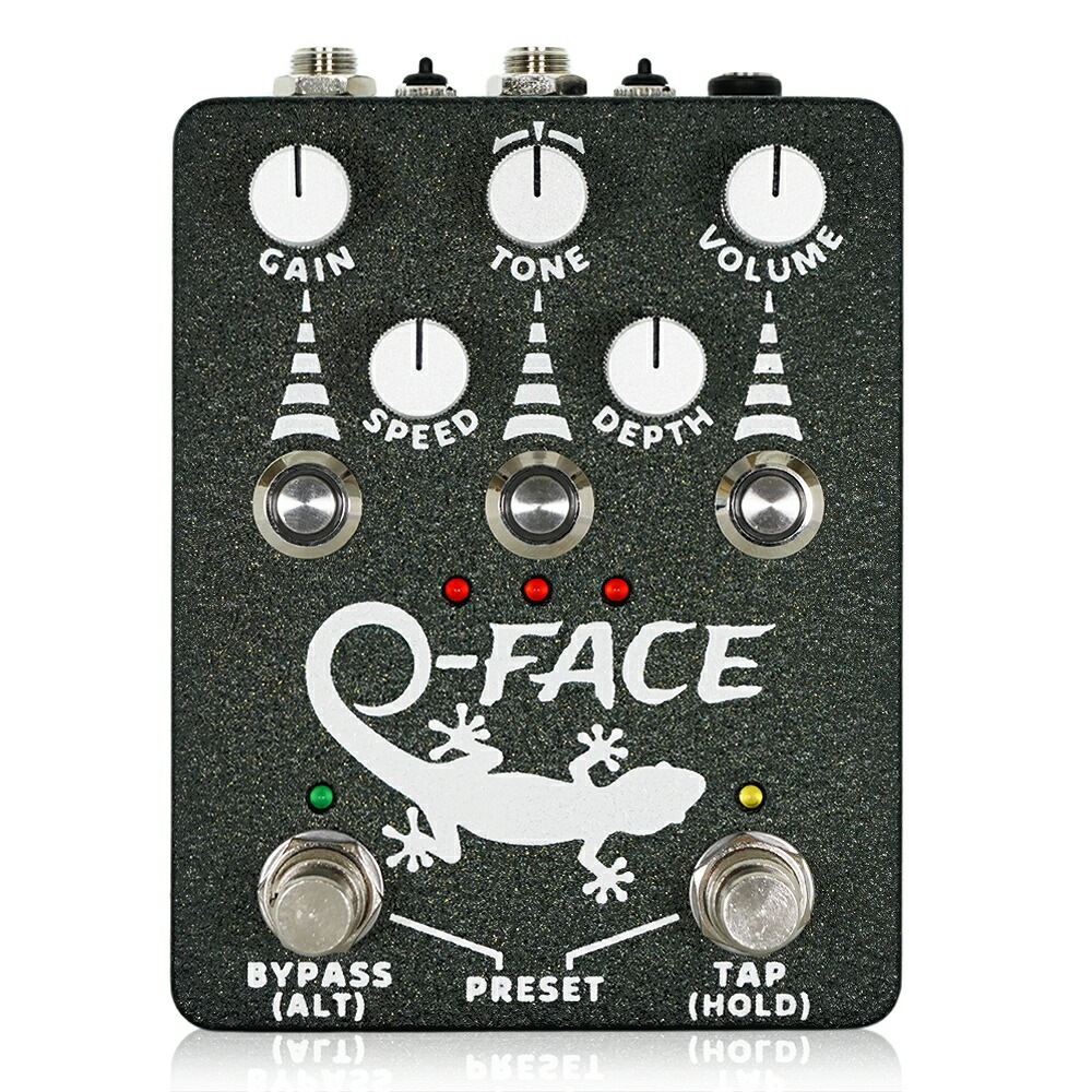 Gecko Pedals - O-Face | オーバードライブ トレモロ ギター エフェクター|エフェクター専門店 ナインボルト