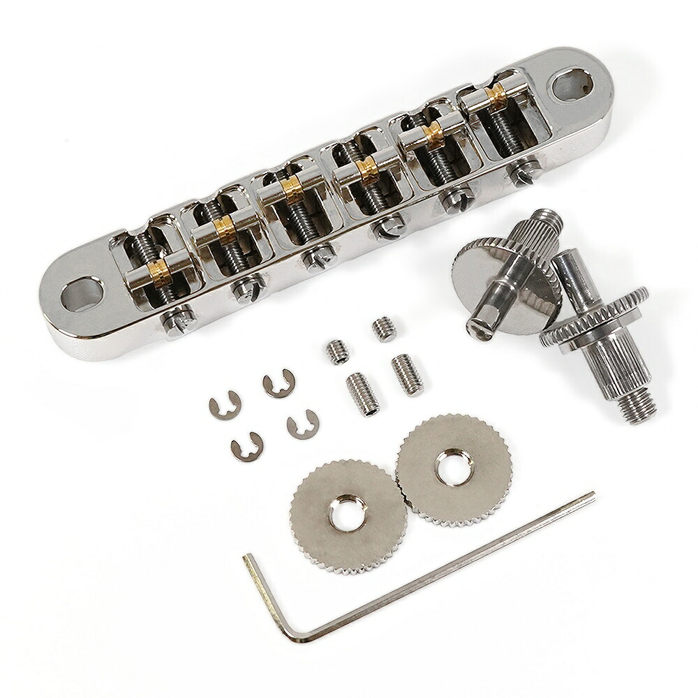 【納期未定】【お取り寄せ】ABM - ABM2400n-RO ローラーサドル ナッシュビルブリッジセット（インチ規格）ニッケル | ギターパーツ ブリッジ【代引不可】