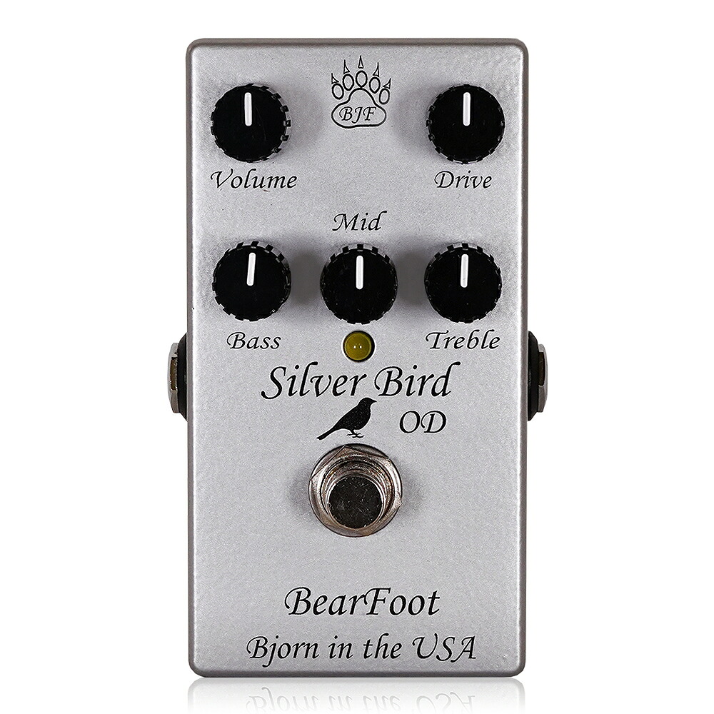BearFoot Fx - Silver Bird OD | オーバードライブ ギター エフェクター｜エフェクター専門店 ナインボルト