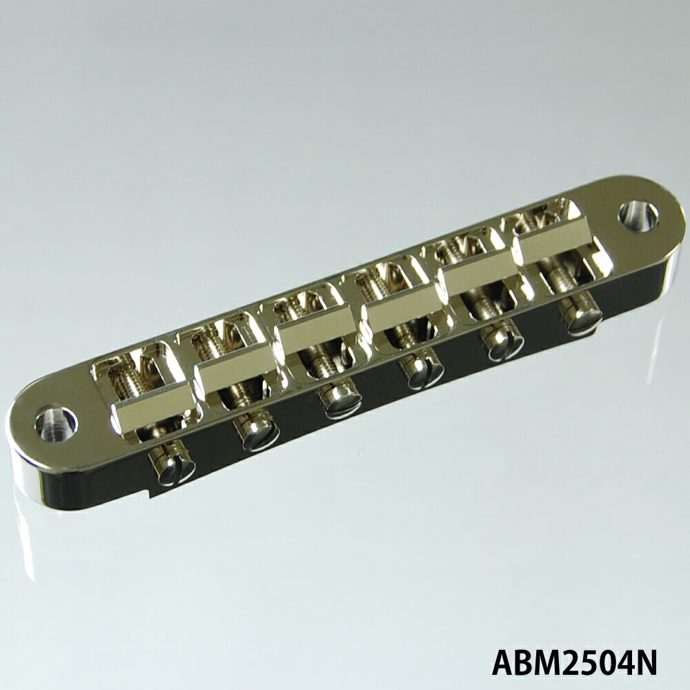 【納期: 約3ヶ月～】ABM - ABM2504N ナッシュビルタイプブリッジセット ニッケル（インチ規格）【お取り寄せ】【代引き不可】