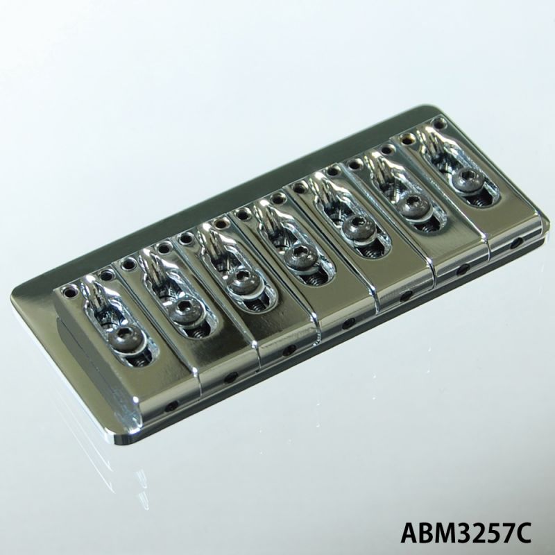 【納期: 約3ヶ月～】ABM - ABM3257C ハードテイルブリッジ（７弦ギター用）クローム【お取り寄せ】【代引き不可】