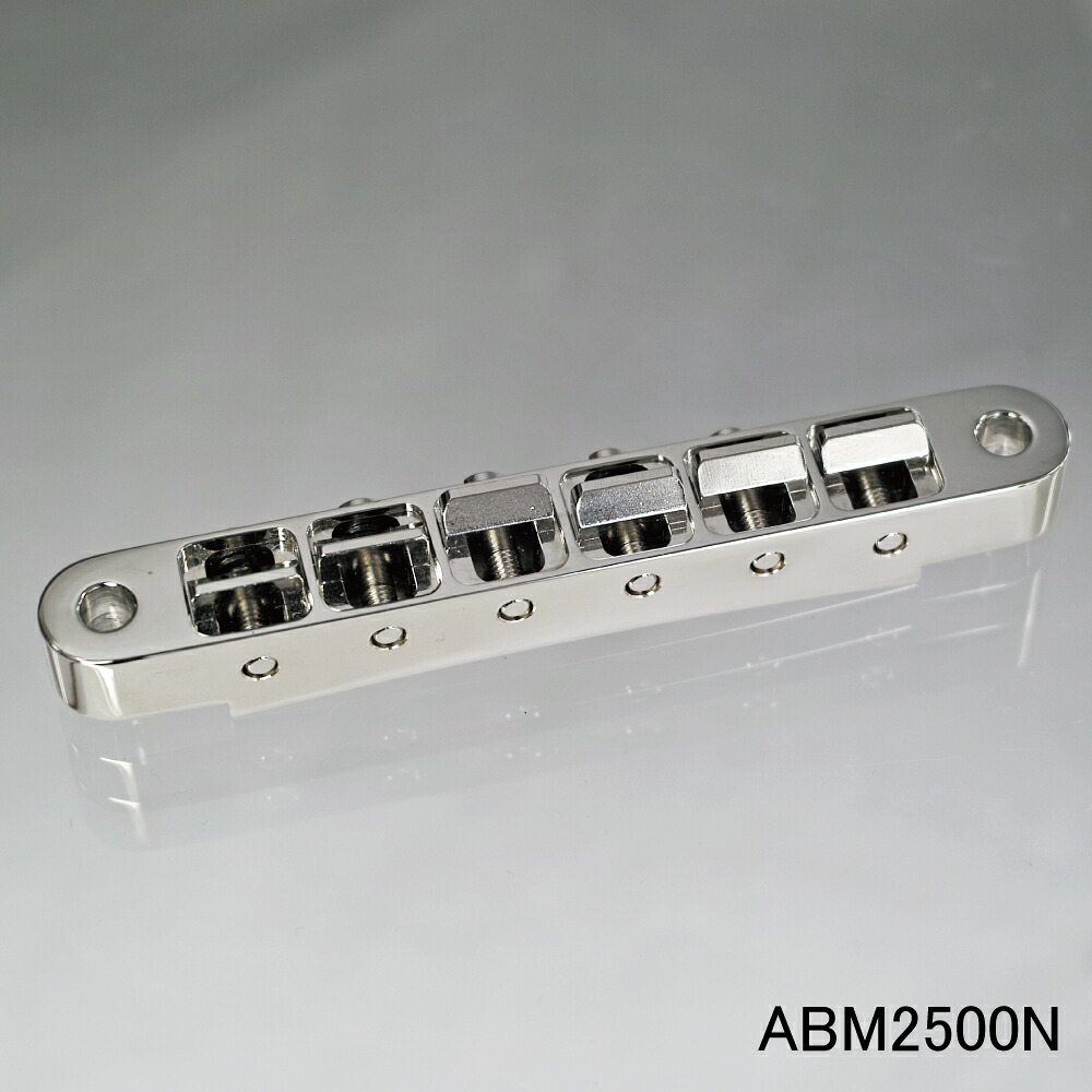 【納期: 約3ヶ月～】ABM - ABM2500N ABR-1タイプブリッジ ニッケル（インチ規格）【お取り寄せ】【代引き不可】｜エフェクター専門店 ナインボルト