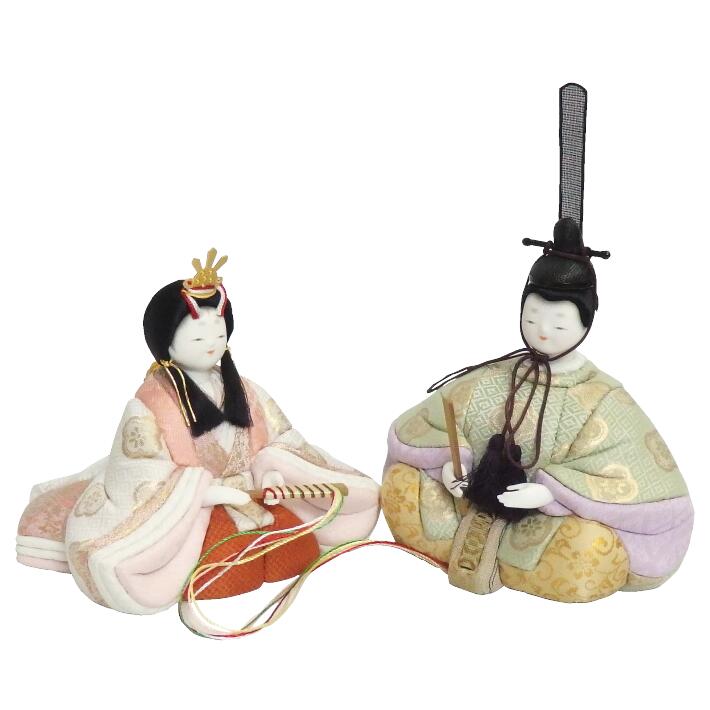 【木目込み人形】【雛人形】【木目込人形材料キット】【布付き】【人形のみ】葵丸雛｜人形堂