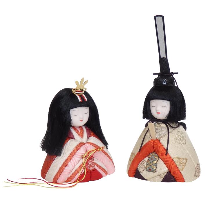【木目込み人形】【雛人形】【木目込人形材料キット】【布付き】【人形のみ】令和雛｜人形堂