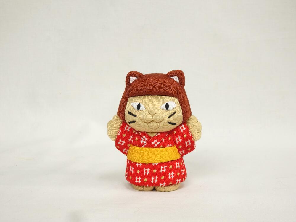 【木目込みあやつり人形】【木目込人形原料品一揃いの道具】猫又