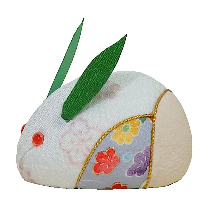 楽天市場】【木目込人形材料】【特価】祝いうさぎ 高さ約14cm 布付き