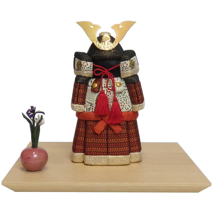 【木目込み人形】【木目込人形材料キット】【五月人形】鎧 白木台平飾り
