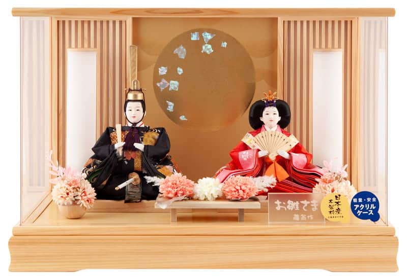 楽天市場】雛人形 久月 ひな人形 雛 浮世人形 ケース飾り 福印6 藤娘C