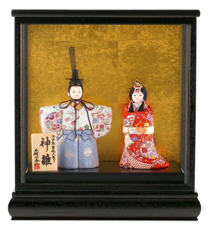 楽天市場】雛人形 コンパクト 一秀 ひな人形 木目込人形飾り ケース