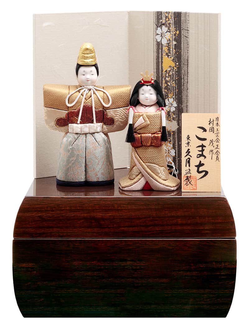 楽天市場】雛人形 コンパクト ひな人形 雛 木目込人形飾り 平