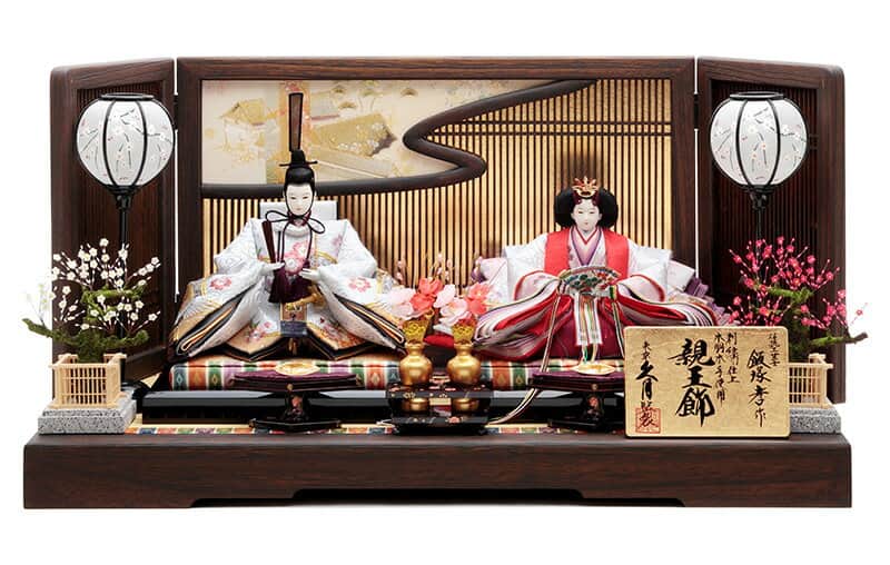 【クーポン利用で10%OFF】雛人形 久月 ひな人形 平飾り 親王飾り 飯塚孝作 金駒刺繍 木胴木手使用 久月オリジナル頭 【2026年度新作】 h083-k-2436 D-43