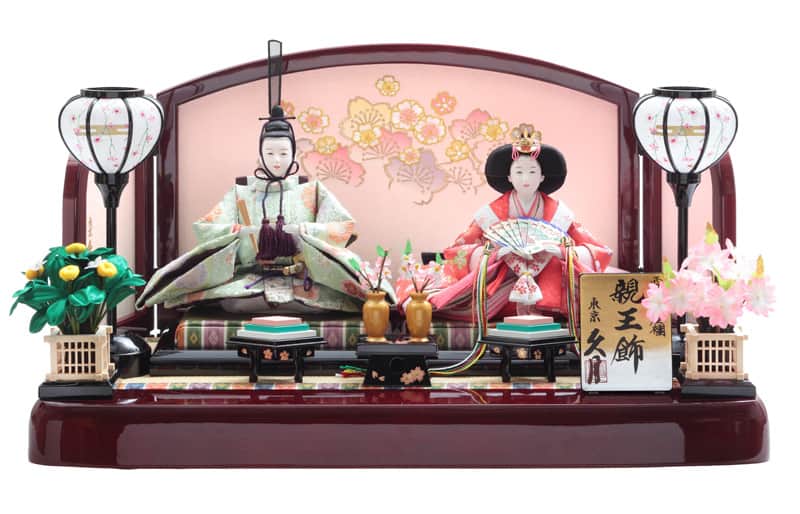 楽天市場】雛人形 久月 ひな人形 雛 平飾り 親王飾り よろこび雛 小三