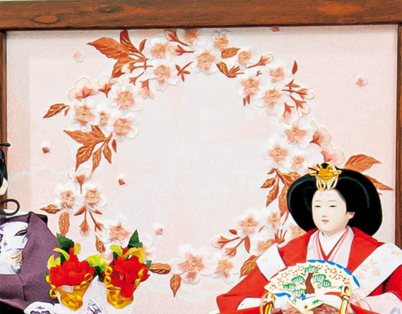 三段飾り五人飾り風香金襴大三五親王芥子官女揃うづくり仕上げ【2022年度新作】