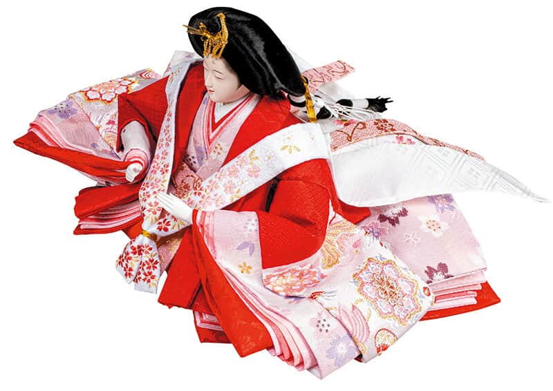 三段飾り五人飾り風香金襴大三五親王芥子官女揃うづくり仕上げ【2022年度新作】