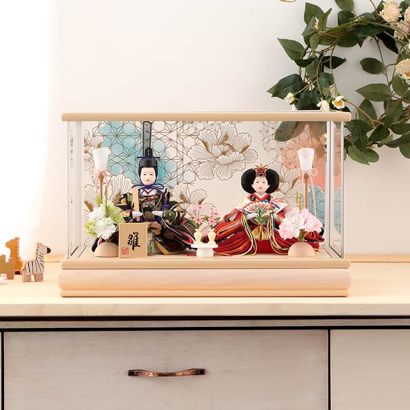 楽天市場】雛人形 久月 ひな人形 雛 平飾り 親王飾り 二世光匠作