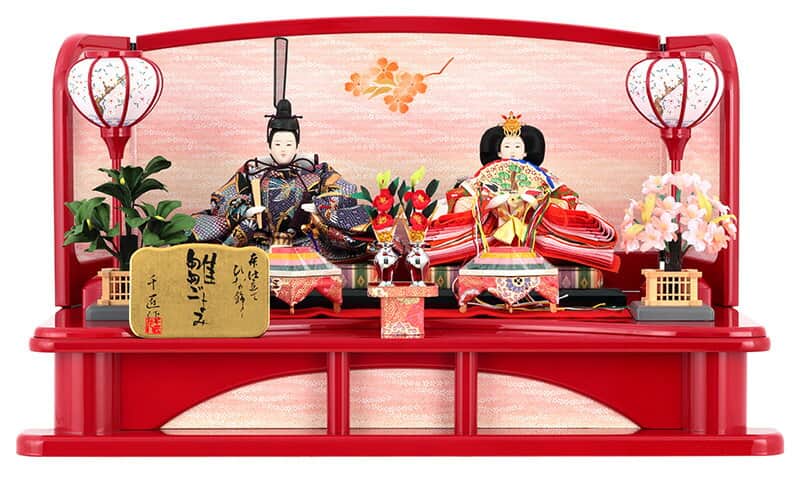 雛人形 ひな人形 雛 平飾り 親王飾り 御雛 【2026年度新作】 h243-ss-39g-42-ss