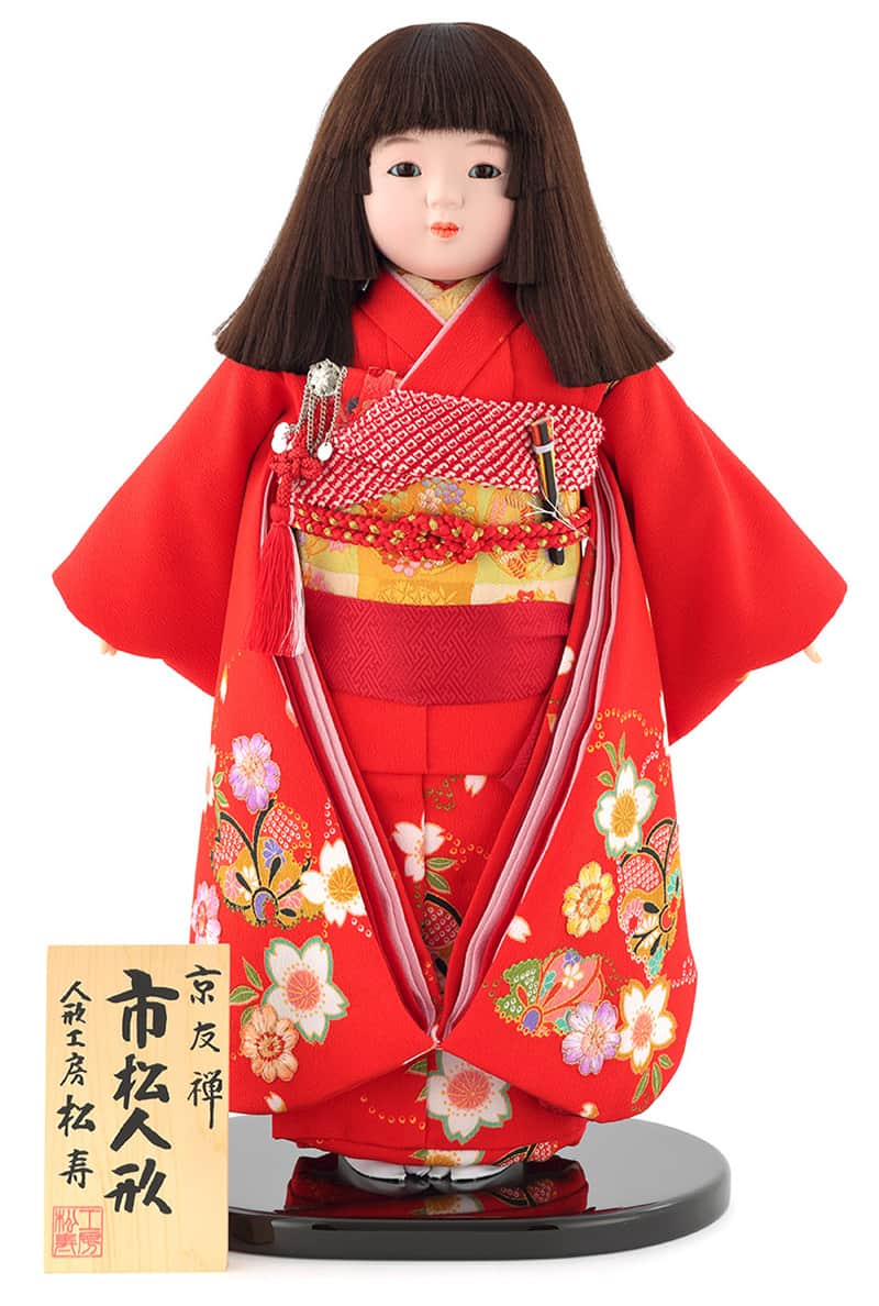 市松人形 「いちまさん」木目込み人形 吉徳大光-市松人形 いちまさん - 雛人形なら人形屋工房天祥