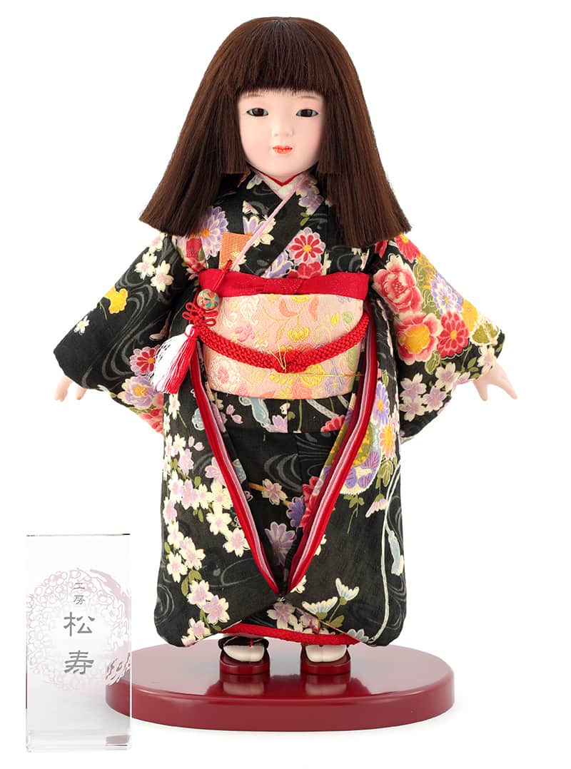 ももけろ堂のいちまさん　小さな市松人形　手作り市松人形 Amazon | 市松人形 童人形 いちまさん 人形工房松寿 京友禅 管理