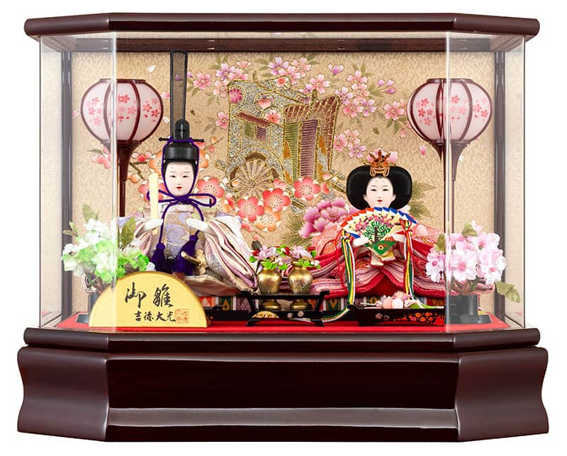 吉徳大光親王　雛人形 楽天市場】雛人形 吉徳大光 ひな人形 雛 平飾り 親王飾り 花ゆうそく
