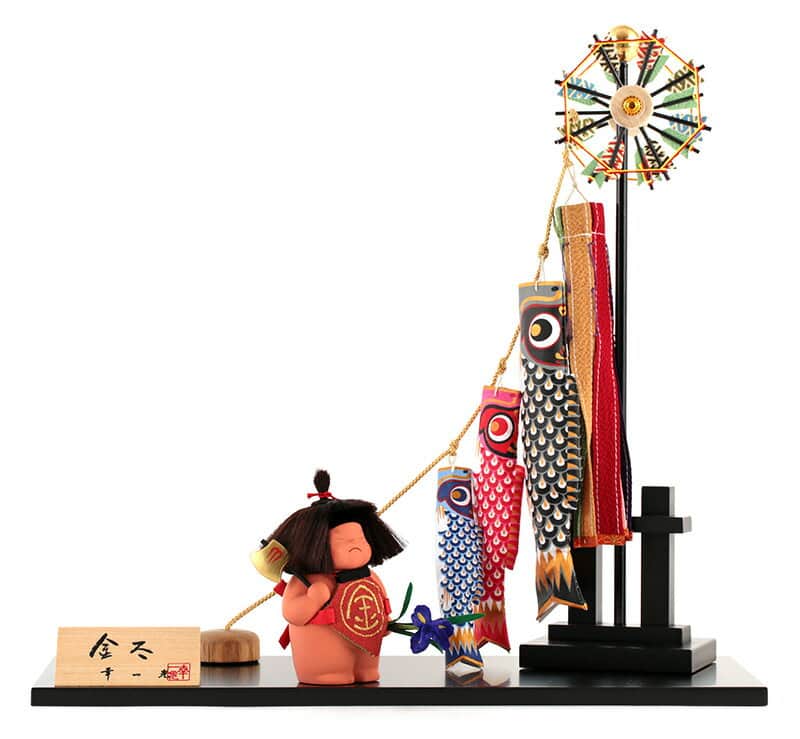 楽天市場】五月人形 真多呂 金太郎 武者人形 単品 真多呂作 兜