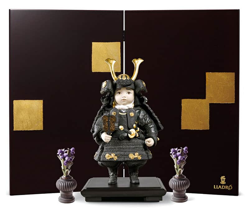 楽天市場】リヤドロ 五月人形 Lladro 子供大将飾り 武者人形 若武者