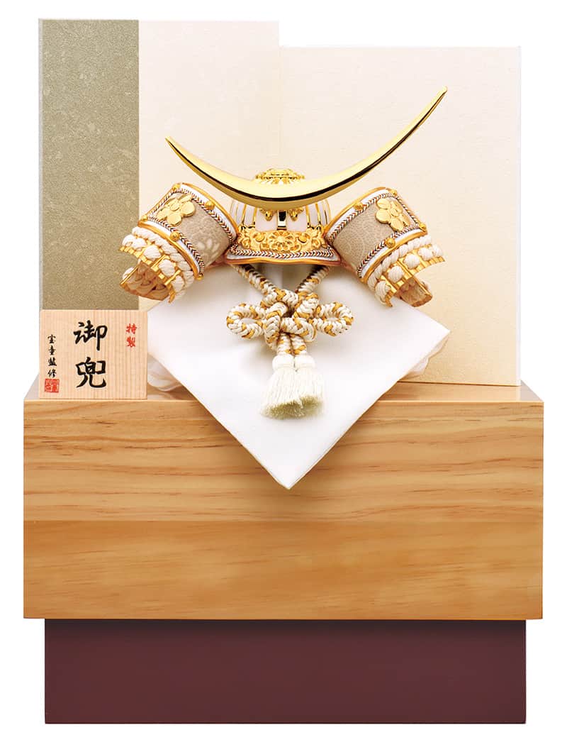 楽天市場】五月人形 25号 伊達政宗着用兜 兜単品 平安翠鳳作