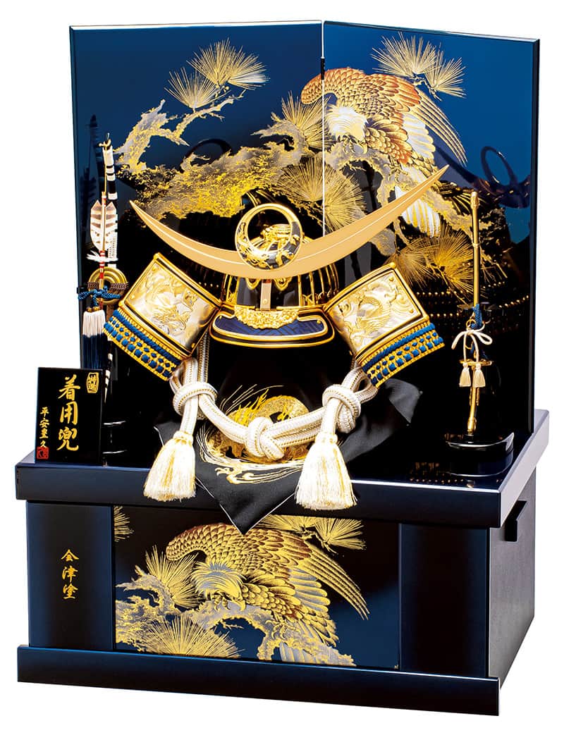 楽天市場】五月人形 25号 伊達政宗着用兜 兜単品 平安翠鳳作
