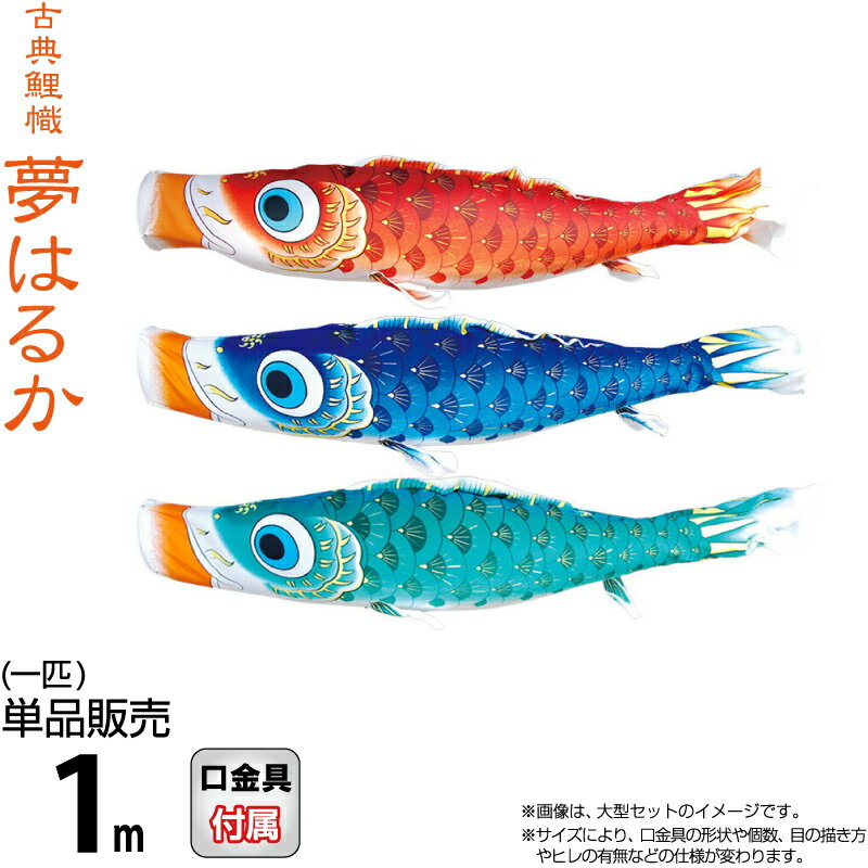 こい幟旗 徳永鯉 鯉のぼり 単品 1m 夢遠々しい 撥水工業 ポリエステルメロンアムンゼン出どころ 【2026年次新作】 001-641-s