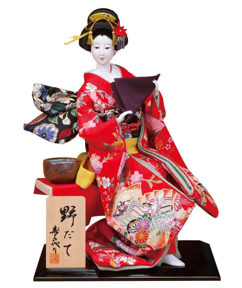 日本人形 尾山人形 人形単品 寿喜代作 野だて 正絹 10号 sk-o1138 こどもの日