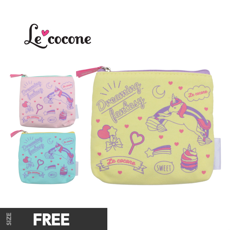 Le Cocone ル ココネ ケア ポーチ 人気 子供服 ブランド キッズ 小物 小物入れ 雑貨 ポーチ ティッシュケース 薬入れ 絆創膏入れ ユニコーン ココちゃん 女の子 Ksk 0009楽ギフ 包装選択 コンビニ受取対応商品 Educaps Com Br