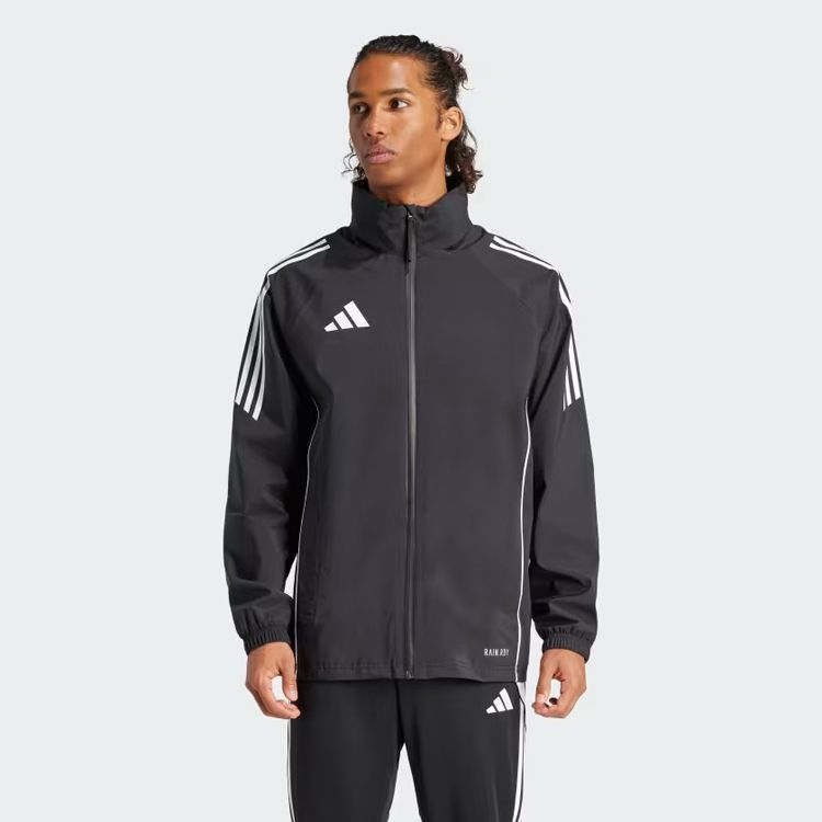 adidas ブラック レインウェアセット　メンズМ adidas Originals アディダス ジャケット 長袖 メンズ レイン