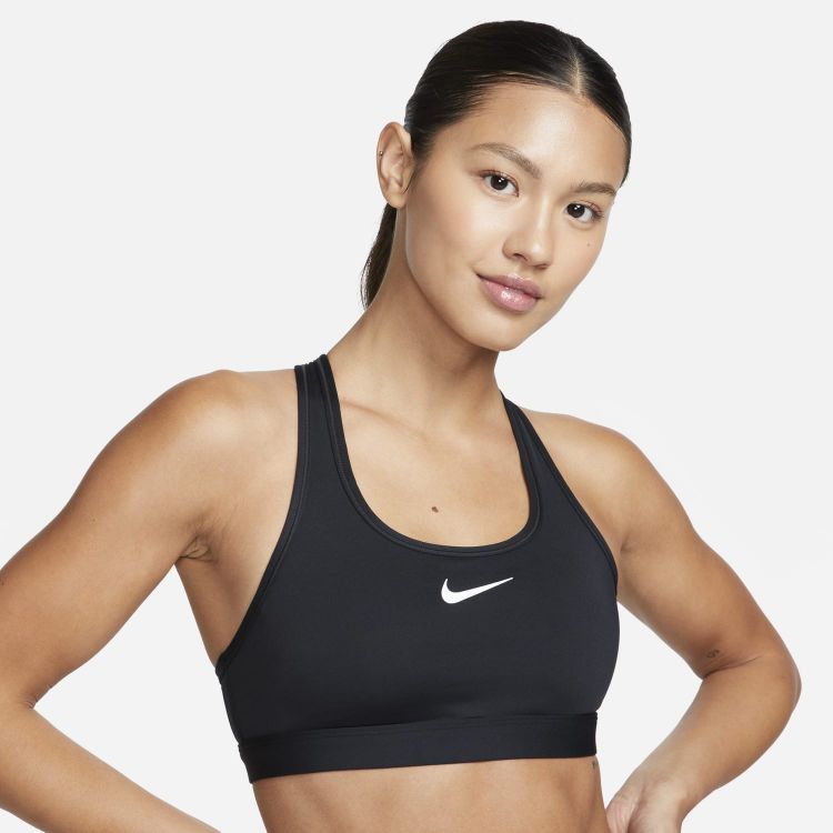 NIKE ナイキ ウィメンズ スウッシュ MED SPT ブラ DX6822-010 Ｔシャツ レディース