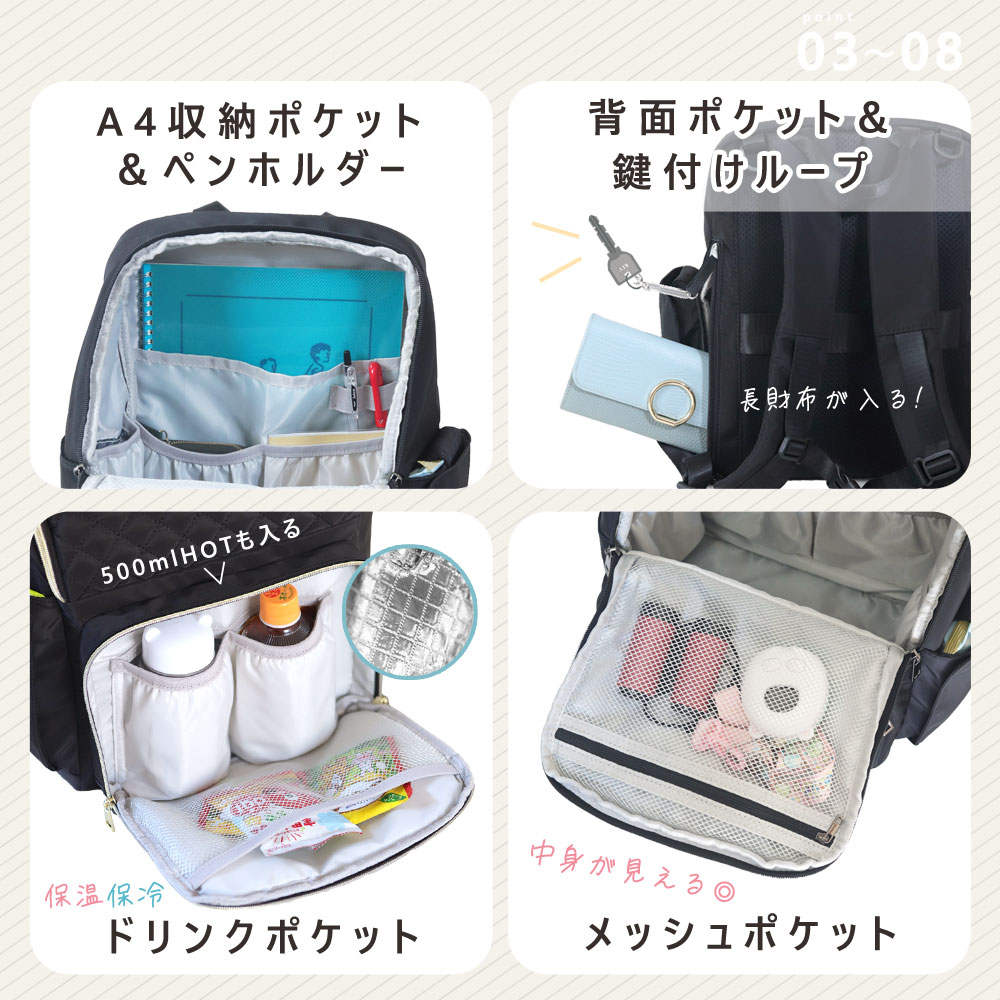 はあちゅう マザーズバック マザーズリュック 新品未使用！マザーズリュック マザーズバッグ はあちゅうさん