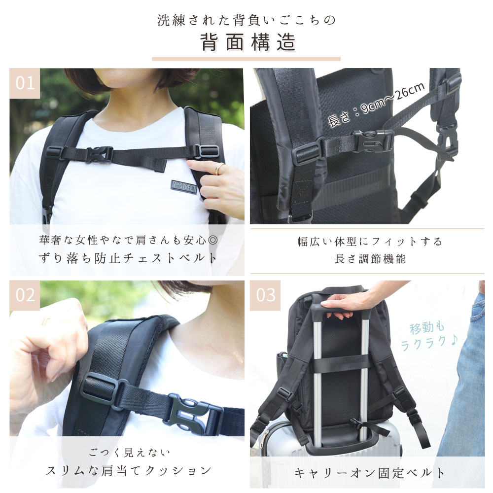 楽天1位】マザーズリュック マザーズバッグ リュック 【はあちゅうさん