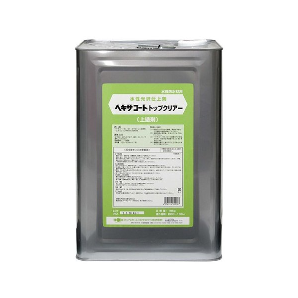 【堅苦しさバス発着場】エントリーP10倍|えの具えの具えの具ヘキサコートトップクリアー16kg|回廊・露台・屋上床雨合羽水溶性塗りえの具