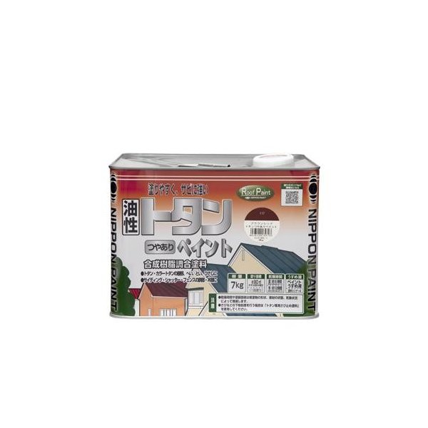 楽天市場】ペンキ ペイント 塗料 トタンつやありペイント 7kg3色 ...