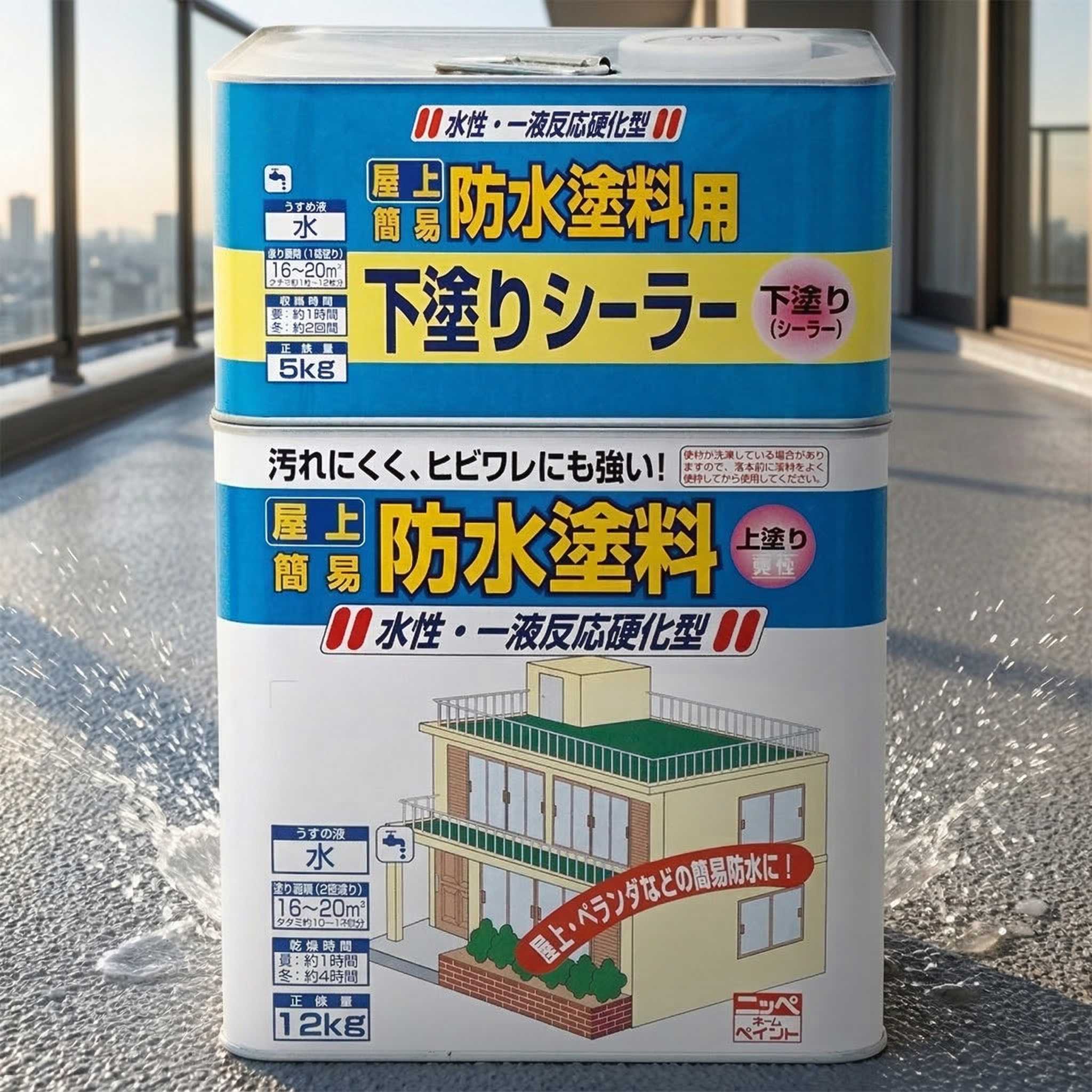【堅苦しさバス発着場】エントリーP10倍|絵の具混凝土床屋上工業プラント雨合羽水溶性屋上雨合羽絵の具仕掛ける17KG|絵の具絵の具絵の具DIY