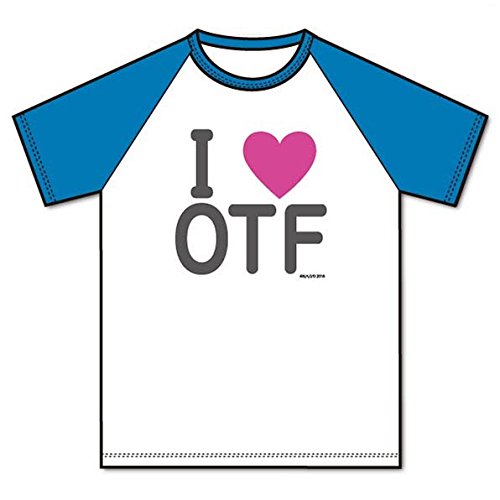 ひそねとまそたん I LOVE OTF Tシャツ WHITE×BLUE Mサイズ画像