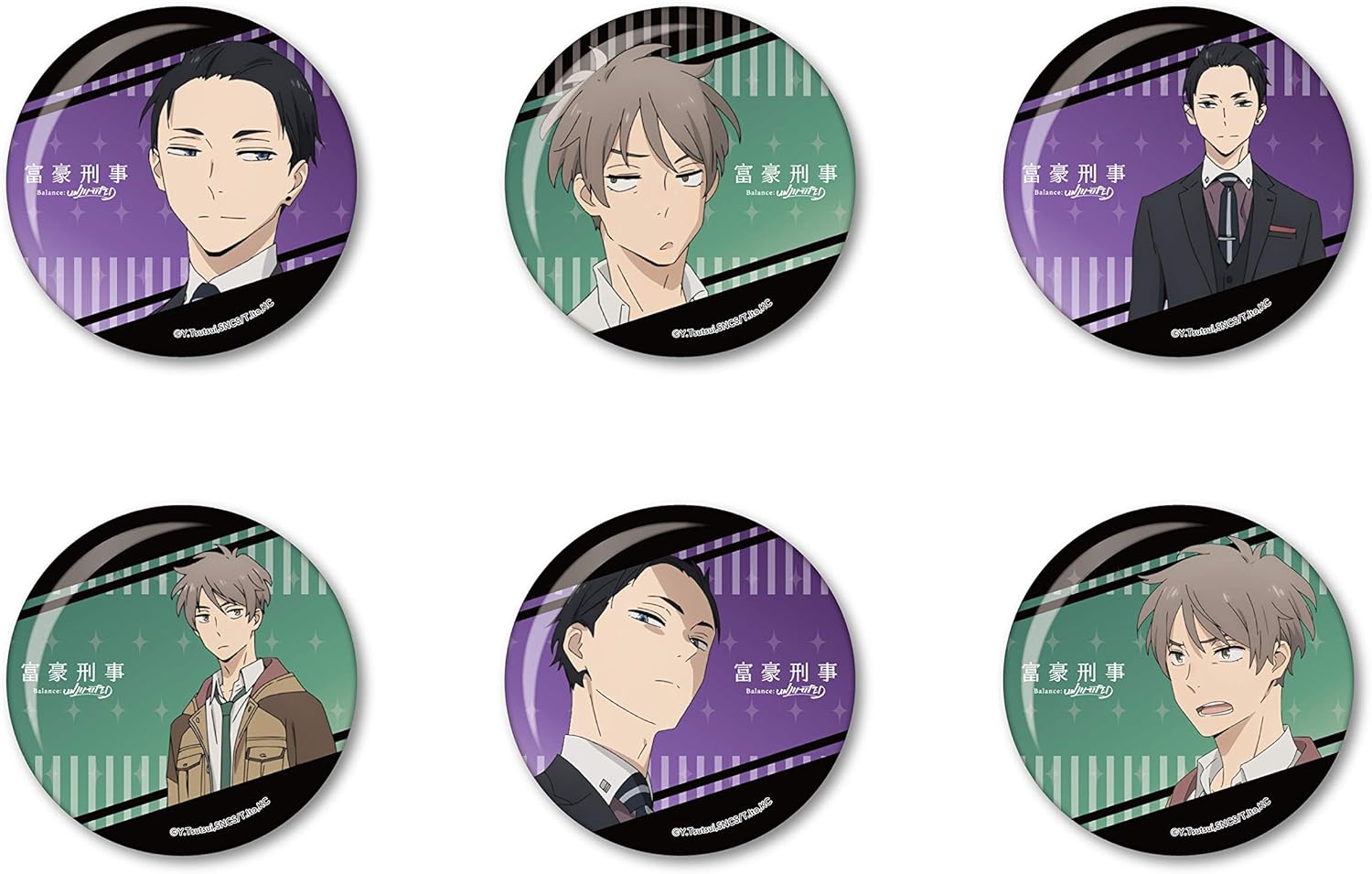 富豪刑事 Balance UNLIMITED トレーディング缶バッジ BOX画像