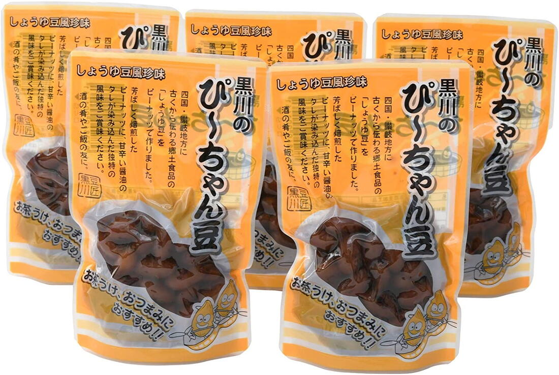 楽天市場】惣菜 6個セット [黒川加工食品] しょうゆ豆 しょうゆ豆6個セット 180g×6 /醤油 そら豆 讃岐 おかず おつまみ 珍味 名産  食べやすい 煮豆 風味 香り 深い 郷土料理 焙煎 たれ タレ 甘辛 香川県 お取り寄せ グルメ 豆料理 : にじデパート楽天市場店