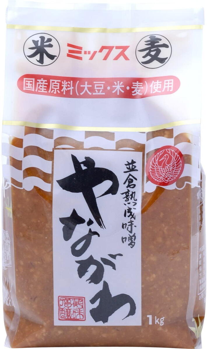 [鶴味噌醸造] ツルみそ 白秋 柳川ミックス みそ 1kg /国産 福岡県 九州 合わせ味噌 熟成 米こうじ にじデパート