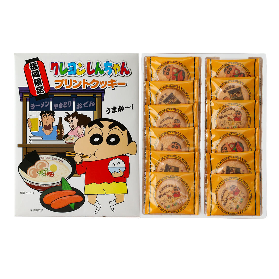 【楽天市場】【10%OFF 楽天スーパーSALE限定】 [木屋] クッキー 福岡限定クレヨンしんちゃんプリントクッキー 12コ /九州 ご当地