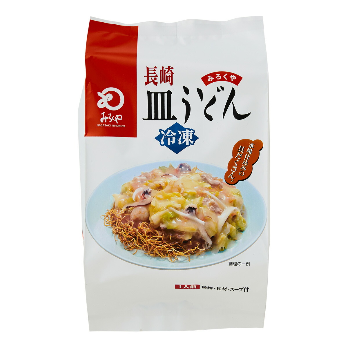 楽天市場】[みろく屋] 皿うどん 冷凍太麺皿うどん IF-33 351g /長崎 麺