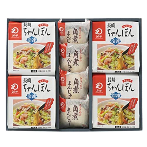 【5%OFF 楽天スーパーSALE限定】[みろく屋] ちゃんぽん、皿うどん詰合せ 冷凍ちゃんぽん・角煮まんじゅう詰合せ TK-47 /長崎 麺 長崎名物 冷凍 さらうどん 皿うどん ちゃんぽん チャンポン 中華麺