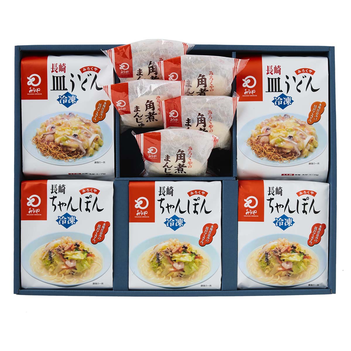 【5%OFF 楽天スーパーSALE限定】[みろく屋] ちゃんぽん、皿うどん詰合せ 冷凍ちゃんぽん・皿うどん・角煮まんじゅう詰合せ TSK-58  長崎 麺 長崎名物 冷凍 さらうどん チャンポン 中華麺 揚げ麺 パリパリ麺 麺料理 長崎みやげ 野菜