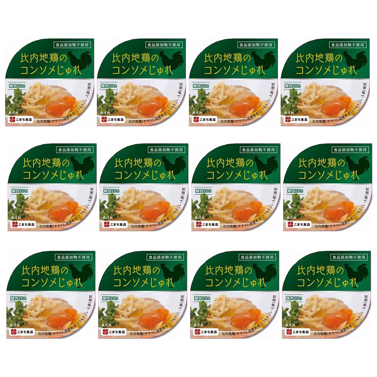 [こまち食品] ギフト 比内地鶏のコンソメじゅれ 12缶セット 85g×12 /簡単 便利 おかゆ かゆ 雑炊 保存食 国産 粥 ごはん 主食 缶詰 缶詰め 長期保存 秋田県 非常食 こまち食品 缶 防災 長期保存可能