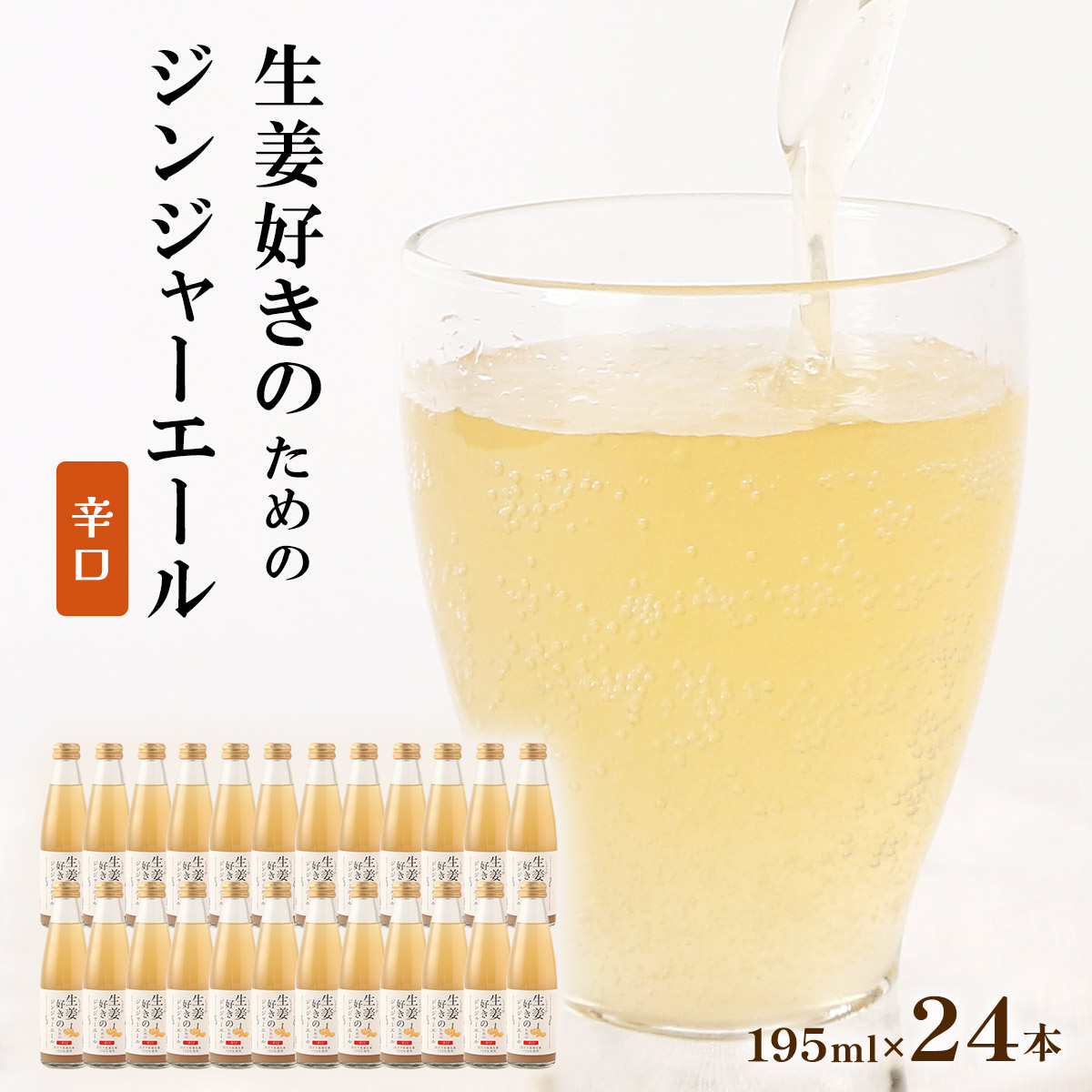 [あぐり窪川] ジンジャーエール 生姜好きのためのジンジャーエールセット 195ml×24本 /お中元 贈り物 ギフト 父の日 母の日 こどもの日 敬老の日 勤労感謝の日 ジンジャーエール ジュース 生姜 しょうが しまんと 高知県 高知 お取り寄せ 道の駅あぐり窪川 道の駅
