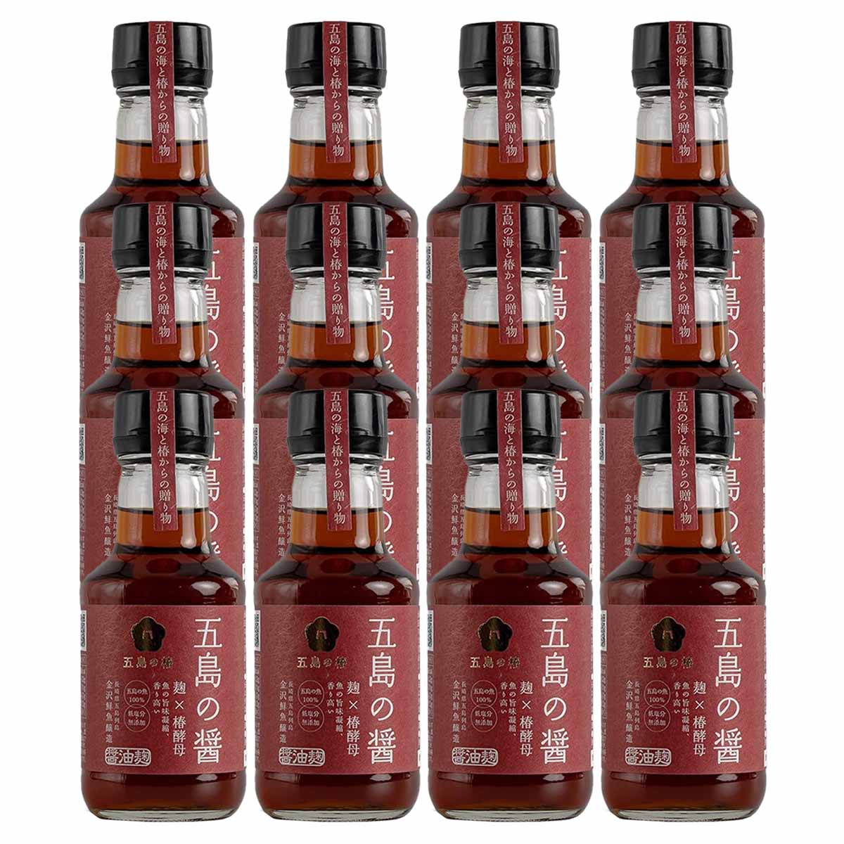 魚醤 [五島の椿] 五島の醤 醤油麹 150ml×12本セット /調味料 醤油 しょうゆ ギフト 贈り物 隠し味 だし醤油 魚醤 セット